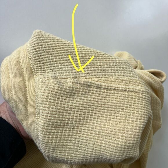 Aritzia Tna Waffle Jogger Butter Yellow Small - Picture 12 of 14